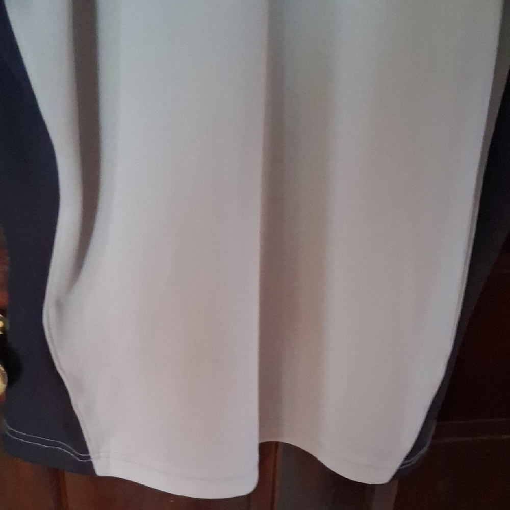 Columbia Light Gray Polo with Blue Trim - Picture 13 of 13